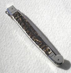 NEW AGA CAMPOLIN 12" ITALIAN SICILIANO GENUINE STAG 4 MILLIMETER BLADE, NICKEL SILVER BOLSTERS
