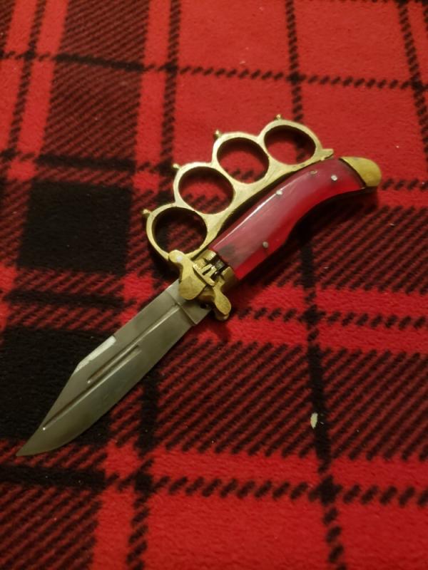 Vintage Doon switchblade trench knife Vintage Doon switchblade trench knife