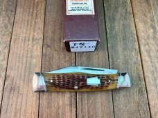 Schatt and Morgan Gunstock Jack From the 9th Ann Antique Green Worm Groove Bone ATS-34 Main Blade Schatt and Morgan Gunstock Jack From the 9th Ann Antique Green Worm Groove Bone ATS-34 Main Blade