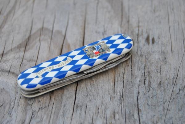 Victorinox Swiss Army Knife Spartan Blue White Bavaria 91mm Mint Never Honed 11 Functions Victorinox Swiss Army Knife Spartan Blue White Bavaria 91mm Mint Never Honed 11 Functions