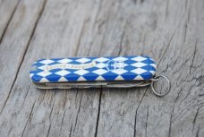 Victorinox Swiss Army Knife Spartan Blue White Bavaria 91mm Mint Never Honed 11 Functions Victorinox Swiss Army Knife Spartan Blue White Bavaria 91mm Mint Never Honed 11 Functions