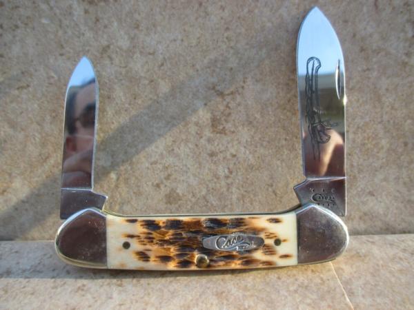 Case XX Amber Bone Canoe 