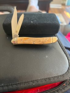 2008 Case XX USA I2087 SS Genuine Mammoth Ivory Jack Knife With Fluted Nickel Silver Bolsters & Two 