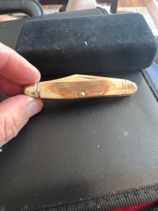 2008 Case XX USA I2087 SS Genuine Mammoth Ivory Jack Knife With Fluted Nickel Silver Bolsters & Two 