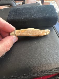 2008 Case XX USA I2087 SS Genuine Mammoth Ivory Jack Knife With Fluted Nickel Silver Bolsters & Two 