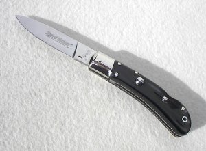 NOS AKC ITALIAN CLASSIC SPEED HUNTER GENUINE BRAZILIAN HORN NICKEL SILVER BOLSTERS 
