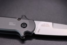 Kershaw Launch 8 Stiletto Automatic Knife Gray/CF (3.5" Stonewash) 7150