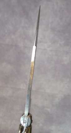 HUGE Vintage 1950s ROSCO Horn Scales Picklock Italian Stiletto Switch Blade 13" HUGE Vintage 1950s ROSCO Horn Scales Picklock Italian Stiletto Switch Blade 13"