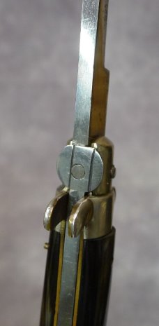 HUGE Vintage 1950s ROSCO Horn Scales Picklock Italian Stiletto Switch Blade 13" HUGE Vintage 1950s ROSCO Horn Scales Picklock Italian Stiletto Switch Blade 13"