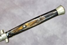 HUGE Vintage 1950s ROSCO Horn Scales Picklock Italian Stiletto Switch Blade 13" HUGE Vintage 1950s ROSCO Horn Scales Picklock Italian Stiletto Switch Blade 13"