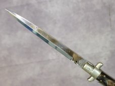 HUGE Vintage 1950s ROSCO Horn Scales Picklock Italian Stiletto Switch Blade 13" HUGE Vintage 1950s ROSCO Horn Scales Picklock Italian Stiletto Switch Blade 13"