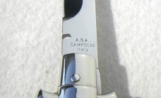 NEW AGA CAMPOILN ( BLACK WIDOW ) 11" STAG 5MM BLADE MANIAGO ITALY - W/BOX & LEATHER POUCH