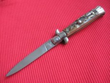 Vintage 1960's Italian Button Open / Close Stiletto Switchblade Knife Vintage 1960's Italian Button Open / Close Stiletto Switchblade Knife