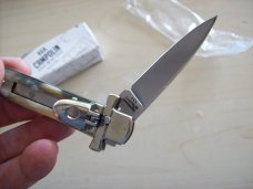 A. G. A. Campolin Dominus Lever Maltese Cross 6 Incher W/Brazilian Horn Handles NIB A. G. A. Campolin Dominus Lever Maltese Cross 6 Incher W/Brazilian Horn Handles NIB