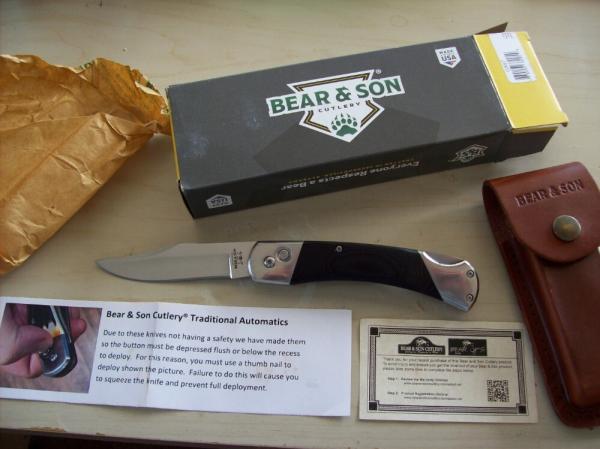 Bear & Son GA97 G-10 Folding Hunter NIB Bear & Son GA97 G-10 Folding Hunter NIB