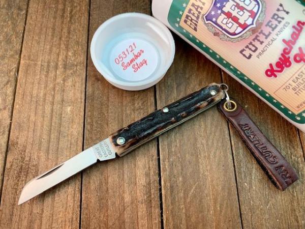 Great Eastern Cutlery 05 Keychain Knife Sambar Stag 2021 Great Eastern Cutlery 05 Keychain Knife Sambar Stag 2021