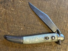 Vintage Hammer Brand USA cracked ice cross guard switchblade works great fast shipping with tracking Vintage Hammer Brand USA cracked ice cross guard switchblade works great fast shipping with tracking