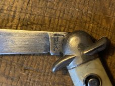 Vintage Hammer Brand USA cracked ice cross guard switchblade works great fast shipping with tracking Vintage Hammer Brand USA cracked ice cross guard switchblade works great fast shipping with tracking