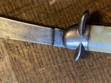 Vintage Hammer Brand USA cracked ice cross guard switchblade works great fast shipping with tracking Vintage Hammer Brand USA cracked ice cross guard switchblade works great fast shipping with tracking