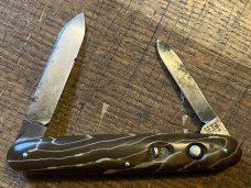 SCHRADE CUT CO 3 3/8 swirl handle double switchblade quite full blades fast ship w/tracking SCHRADE CUT CO 3 3/8 swirl handle double switchblade quite full blades fast ship w/tracking