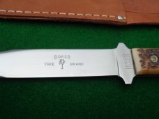 RARE c.1920's-30's BOKER USA 152 BONE Hunting Knife Full Blade Etch MINT ! 