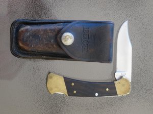 Vintage Buck 112 "Ranger" Pocket Knife; 2 dots