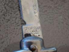 Colonial Shur-Snap Fishtail Switchblade Knife Colonial Shur-Snap Fishtail Switchblade Knife