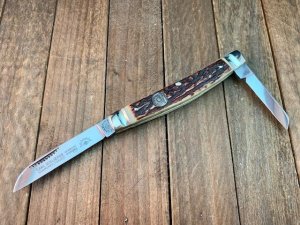 German Eye Carl Schlieper Half Congress Stag (Handle Issue Please Read Description)