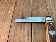 German Eye Carl Schlieper Half Congress Stag (Handle Issue Please Read Description) German Eye Carl Schlieper Half Congress Stag (Handle Issue Please Read Description)