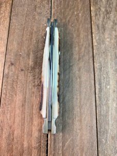 German Eye Carl Schlieper Half Congress Stag (Handle Issue Please Read Description) German Eye Carl Schlieper Half Congress Stag (Handle Issue Please Read Description)