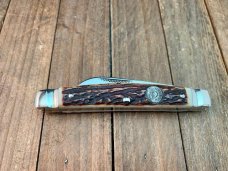 German Eye Carl Schlieper Half Congress Stag (Handle Issue Please Read Description) German Eye Carl Schlieper Half Congress Stag (Handle Issue Please Read Description)