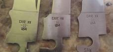 Case XX Changer blades only 3 Dot 1987