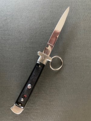	NOS Vintage French Cartailler-Deluc Ring Pull Stiletto