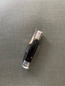 Rare Japanese mini bat wing lock blade. 