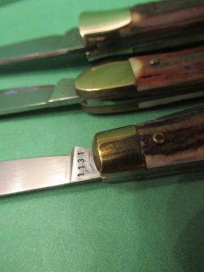 Browning 3 Knife Stag Centennial Set 1878 to 1978  Serial # 1131 