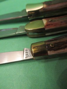 Browning 3 Knife Stag Centennial Set 1878 to 1978  Serial # 1131 