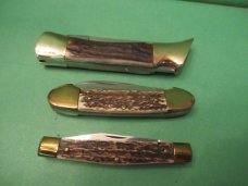 Browning 3 Knife Stag Centennial Set 1878 to 1978  Serial # 1131 