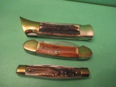 Browning 3 Knife Stag Centennial Set 1878 to 1978  Serial # 1131 