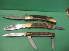 Browning 3 Knife Stag Centennial Set 1878 to 1978  Serial # 1131 