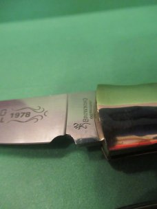 Browning 3 Knife Stag Centennial Set 1878 to 1978  Serial # 1131 