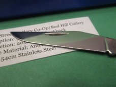Canal Street Cutlery Co-Op/ Red Hill Cutlery American Chestnut Wood Pinch Lock back Canal Street Cutlery Co-Op/ Red Hill Cutlery American Chestnut Wood Pinch Lock back