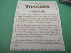 Remington 1990 Silver Bullet Bone Tracker Lockback Model R1306SB Remington 1990 Silver Bullet Bone Tracker Lockback Model R1306SB