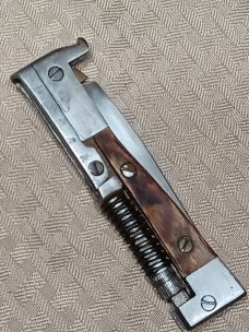 Vintage AK 47 Torsion Spring Russian Prisons Knife. Vintage AK 47 Torsion Spring Russian Prisons Knife.