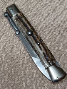 9" Real AKC Stag Swinguard. 9" Real AKC Stag Swinguard.