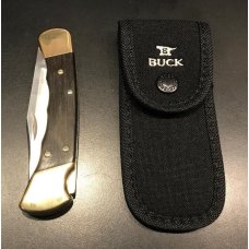 NEW - Buck U.S.A. 110 "Finger-Groove" Folding Hunter Knife + Sheath NEW - Buck U.S.A. 110 "Finger-Groove" Folding Hunter Knife + Sheath