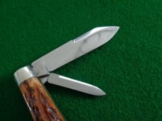 c.1910's-20's ROBESON Shuredge Rochester, NY 62262 Large JACK Worm Groove Bone "OUR LEADER" ETCH c.1910's-20's ROBESON Shuredge Rochester, NY 62262 Large JACK Worm Groove Bone "OUR LEADER" ETCH