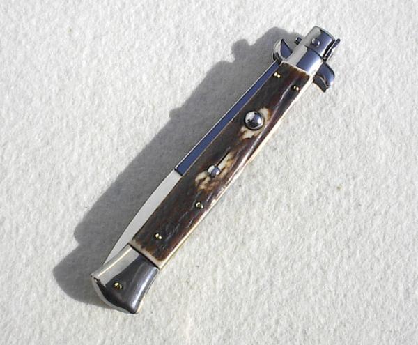 NEW FRANK BELTRAME 11" GENUINE STAG ITALIAN STILETTO