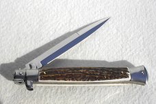 NEW FRANK BELTRAME 11" GENUINE STAG ITALIAN STILETTO