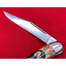 Vintage Imperial PROV USA 1-Blade Texas Toothpick w/Foil Scales Flying Mallard c.1946-56 Vintage Imperial PROV USA 1-Blade Texas Toothpick w/Foil Scales Flying Mallard c.1946-56