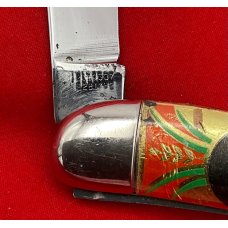Vintage Imperial PROV USA 1-Blade Texas Toothpick w/Foil Scales Flying Mallard c.1946-56 Vintage Imperial PROV USA 1-Blade Texas Toothpick w/Foil Scales Flying Mallard c.1946-56